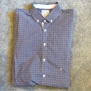 Billy Reid Classic Picnic Plaid Button Down New Large
